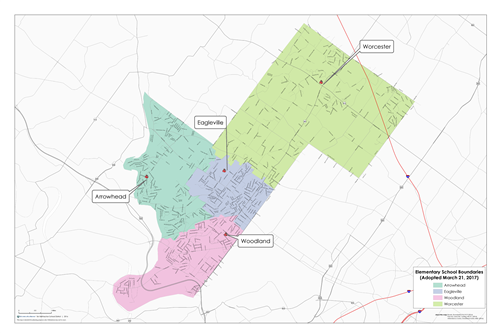 MSD Boundaries Map